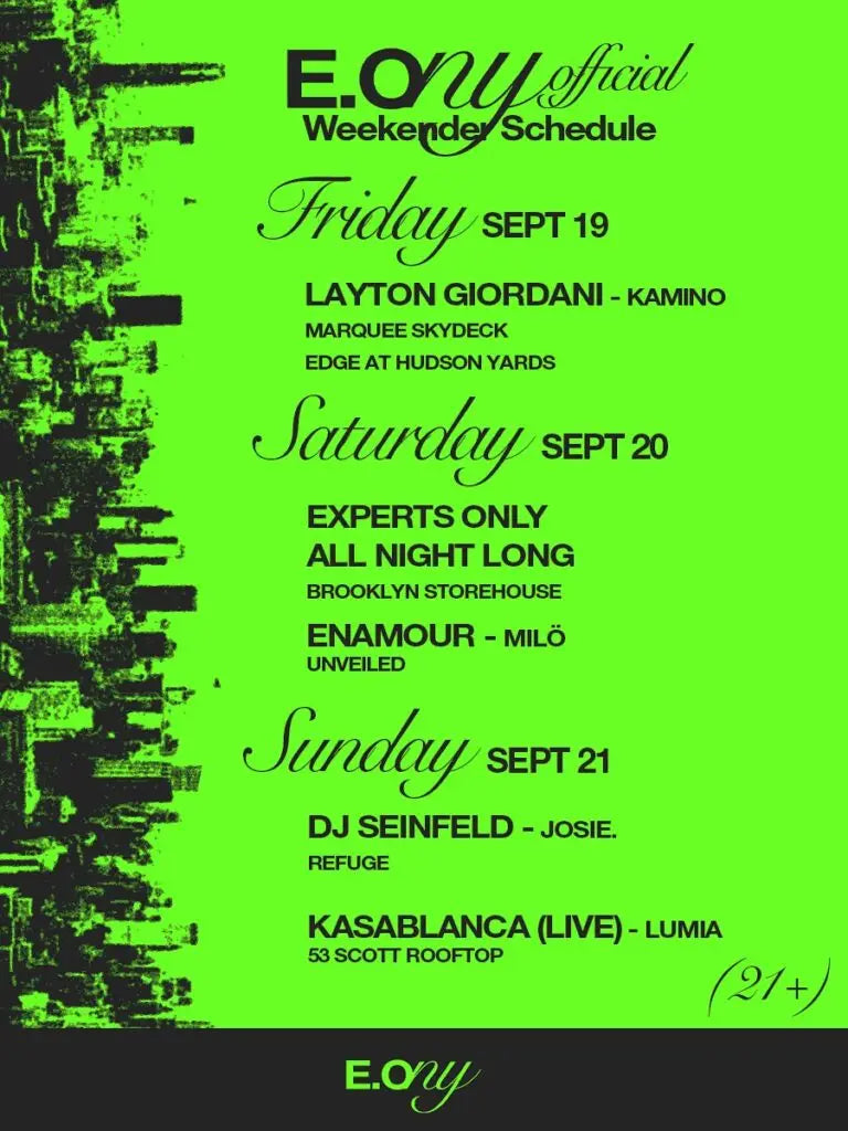 Experts Only Festival NYC 2025 - Afterparty Info