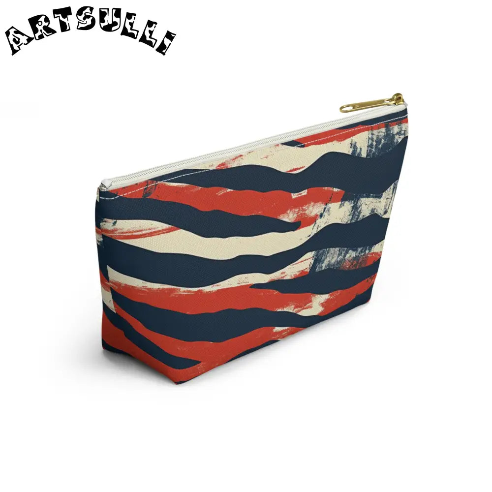 JAKKOUTTHEBXX Capricious Tiger Wave Accessory Pouch w T-bottom