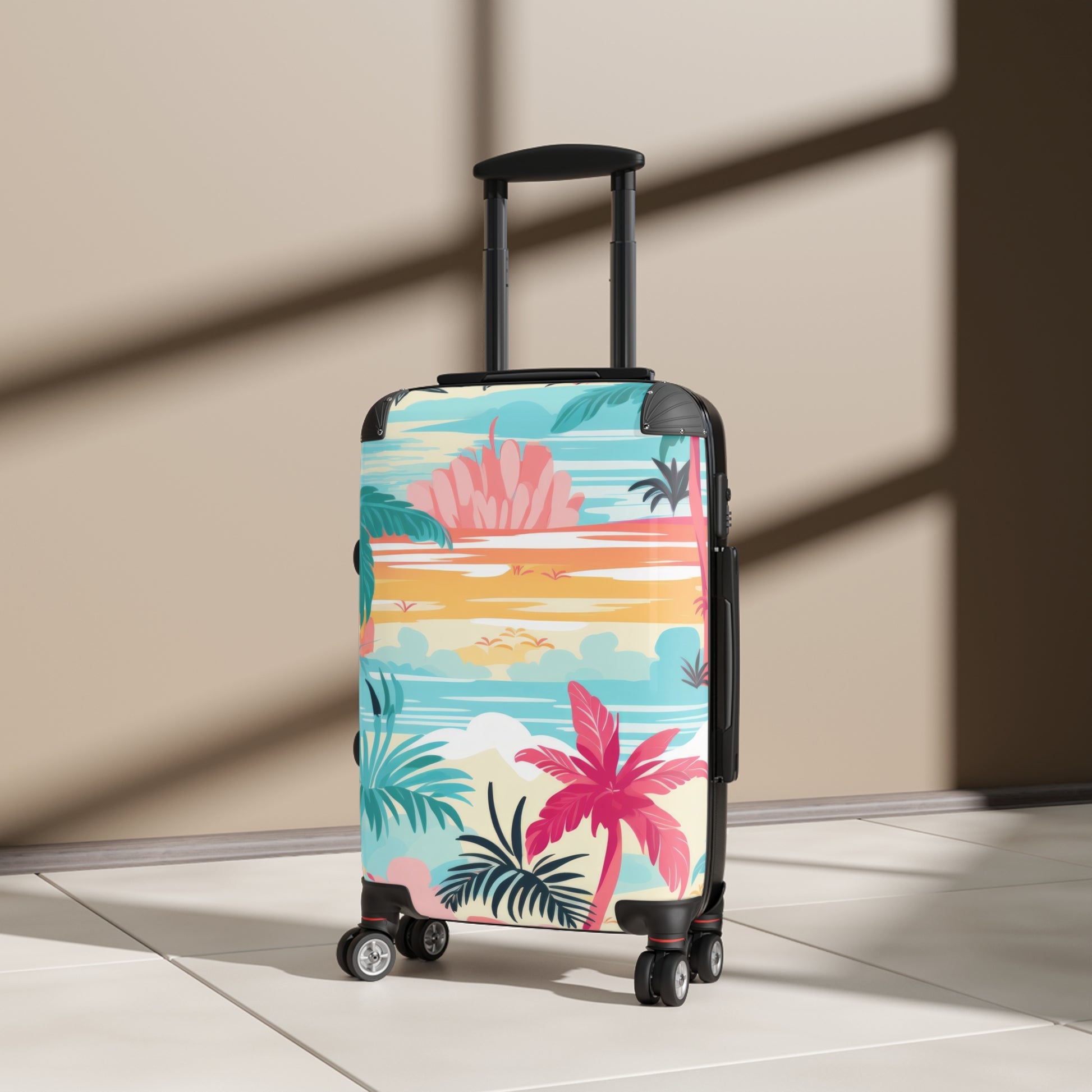 Afshar Island Dream Suitcase, Artsulli - Art is Long, Life is Short, Bags, , , , , , , 