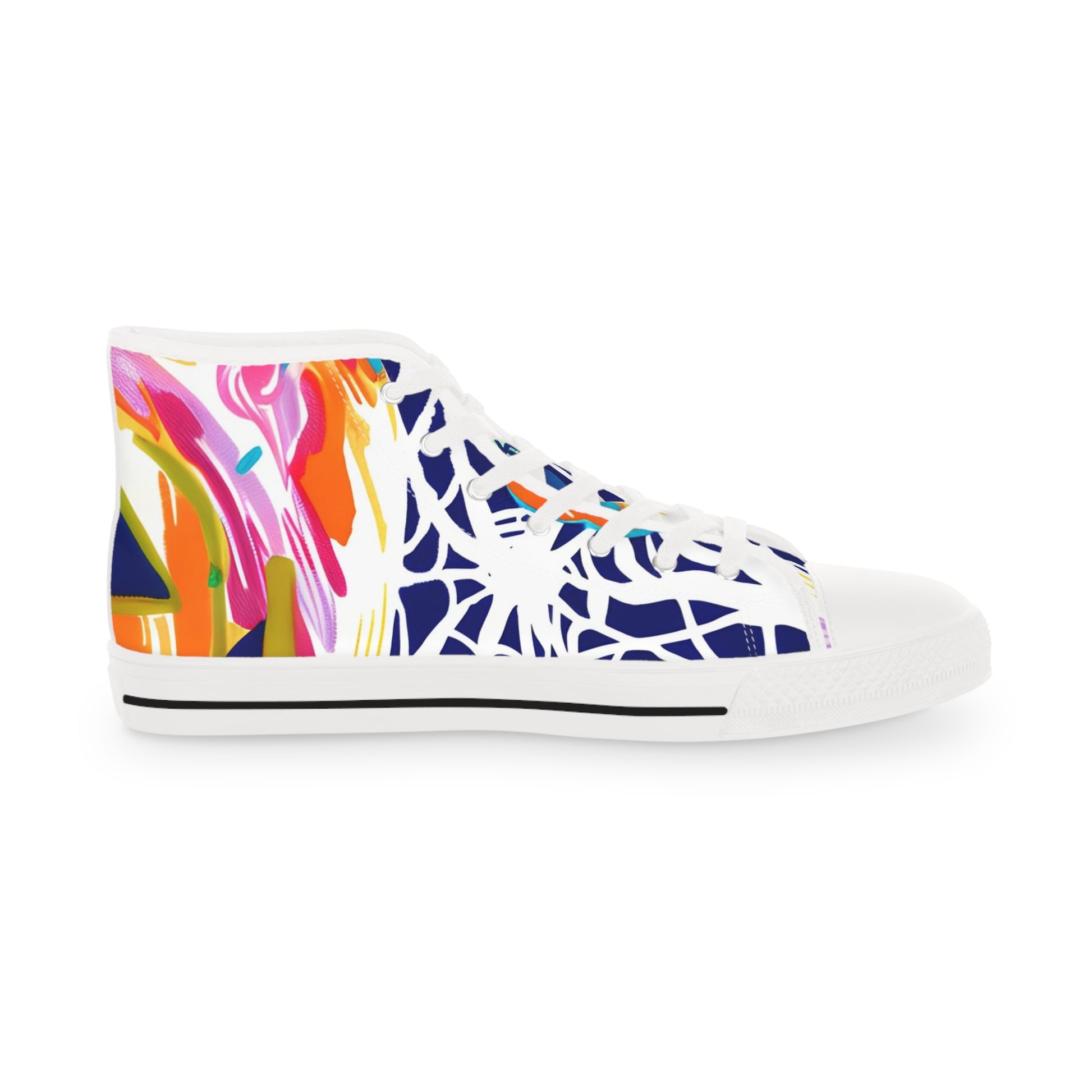 Men's High Top Sneakers, Artsulli - Art is Long, Life is Short, Shoes, , , , , , , 