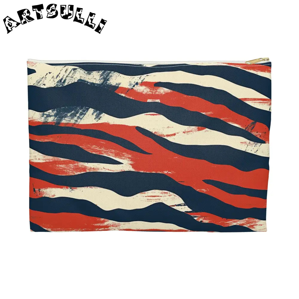 JAKKOUTTHEBXX Capricious Tiger Wave Accessory Pouch JAKKOUTTHEBXX
