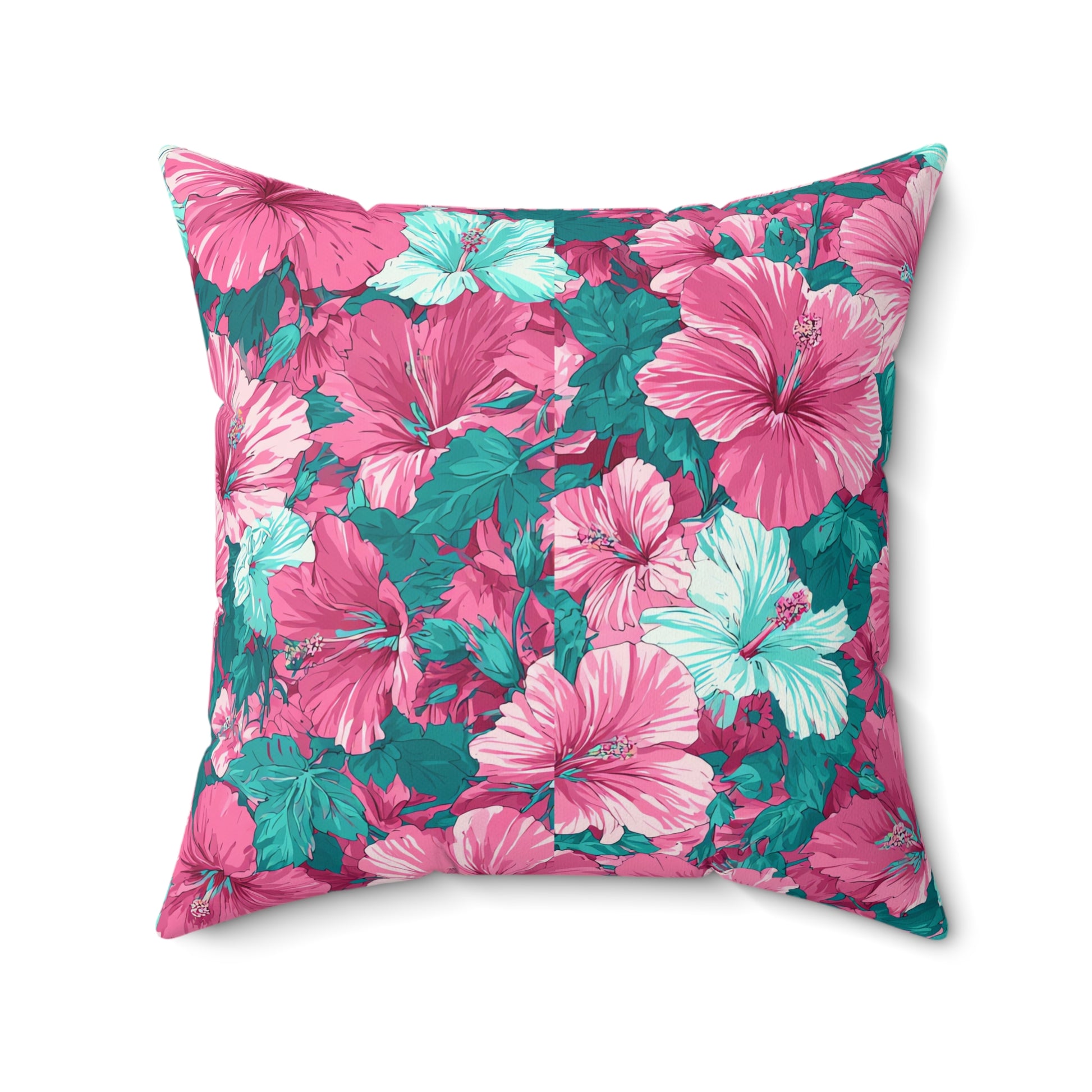Flowerpunk Aloha Spun Polyester Square Pillow, Artsulli - Art is Long, Life is Short, Home Decor, Size, 20" × 20", , , , , 10891505245421690143