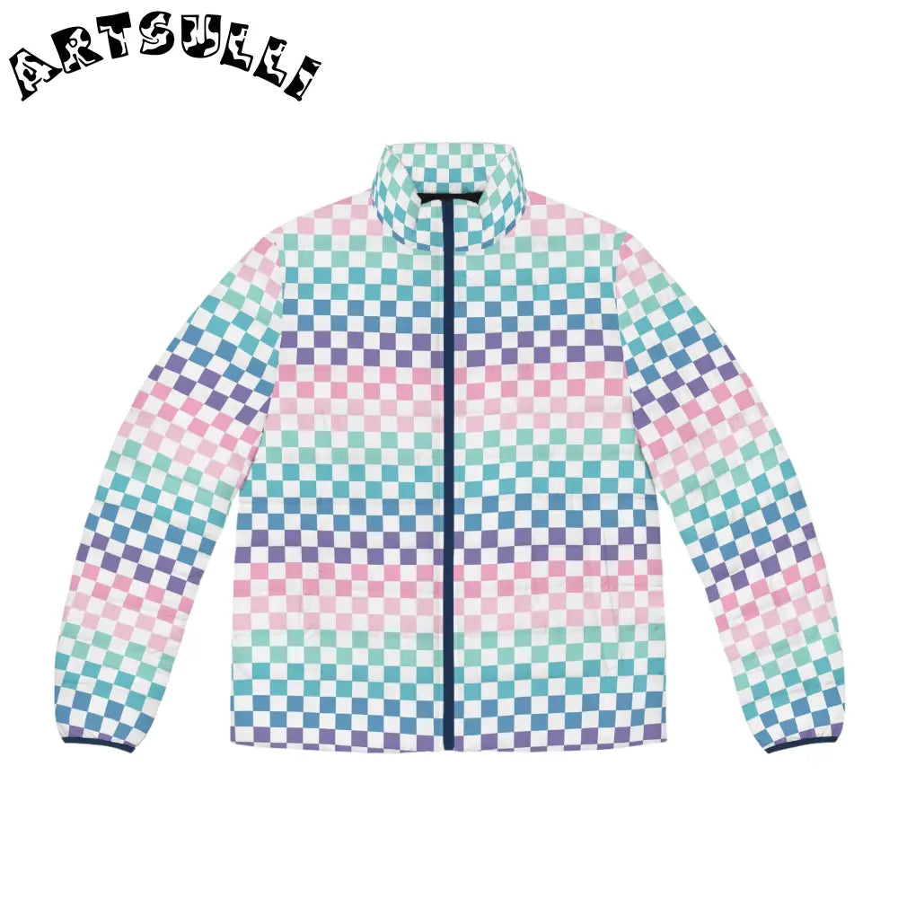 JAKKOUTTHEBXX Vaporwave Rainbow Checkerboard Multi-Color Men’s