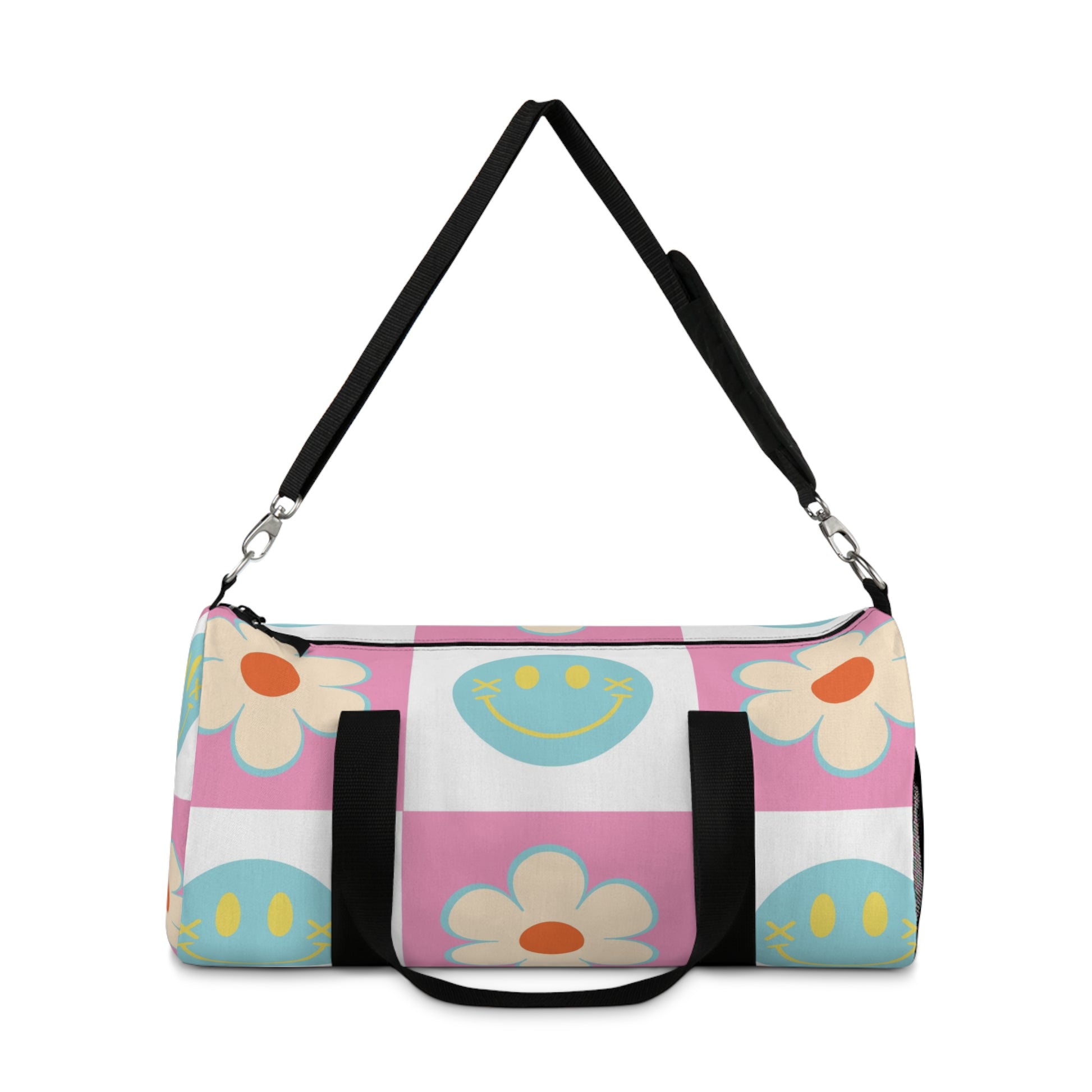 Madotsukis Grin Bloom II Duffel Bag, Artsulli - Art is Long, Life is Short, Bags, , , , , , , 