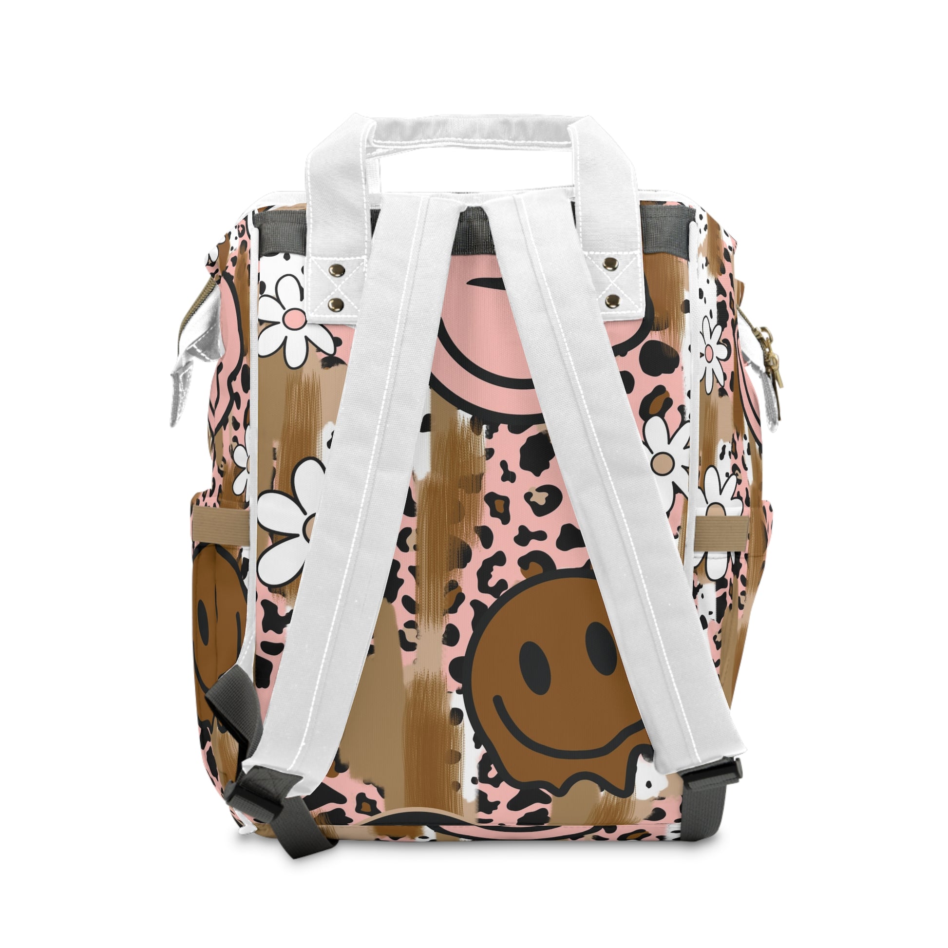 Sutfin Ghosts Pop Art Multifunctional Diaper Backpack, Artsulli - Art is Long, Life is Short, Bags, , , , , , , 