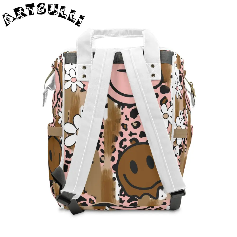JAKKOUTTHEBXX Sutfin Ghosts Pop Art Multifunctional Diaper Backpack
