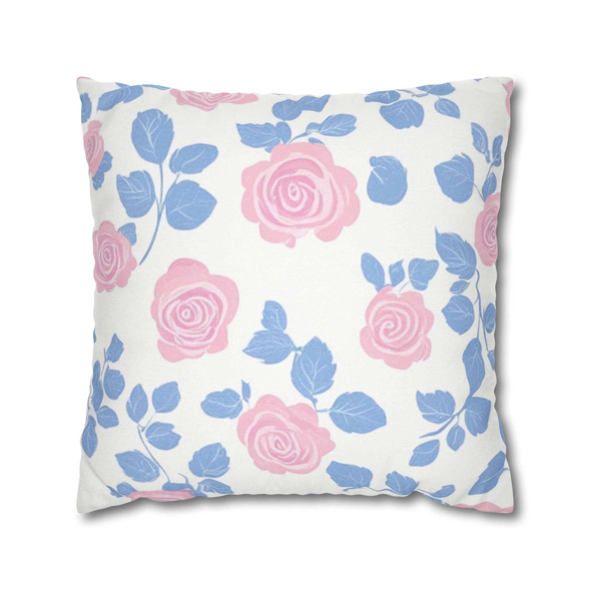 Spun Polyester Square Pillowcase