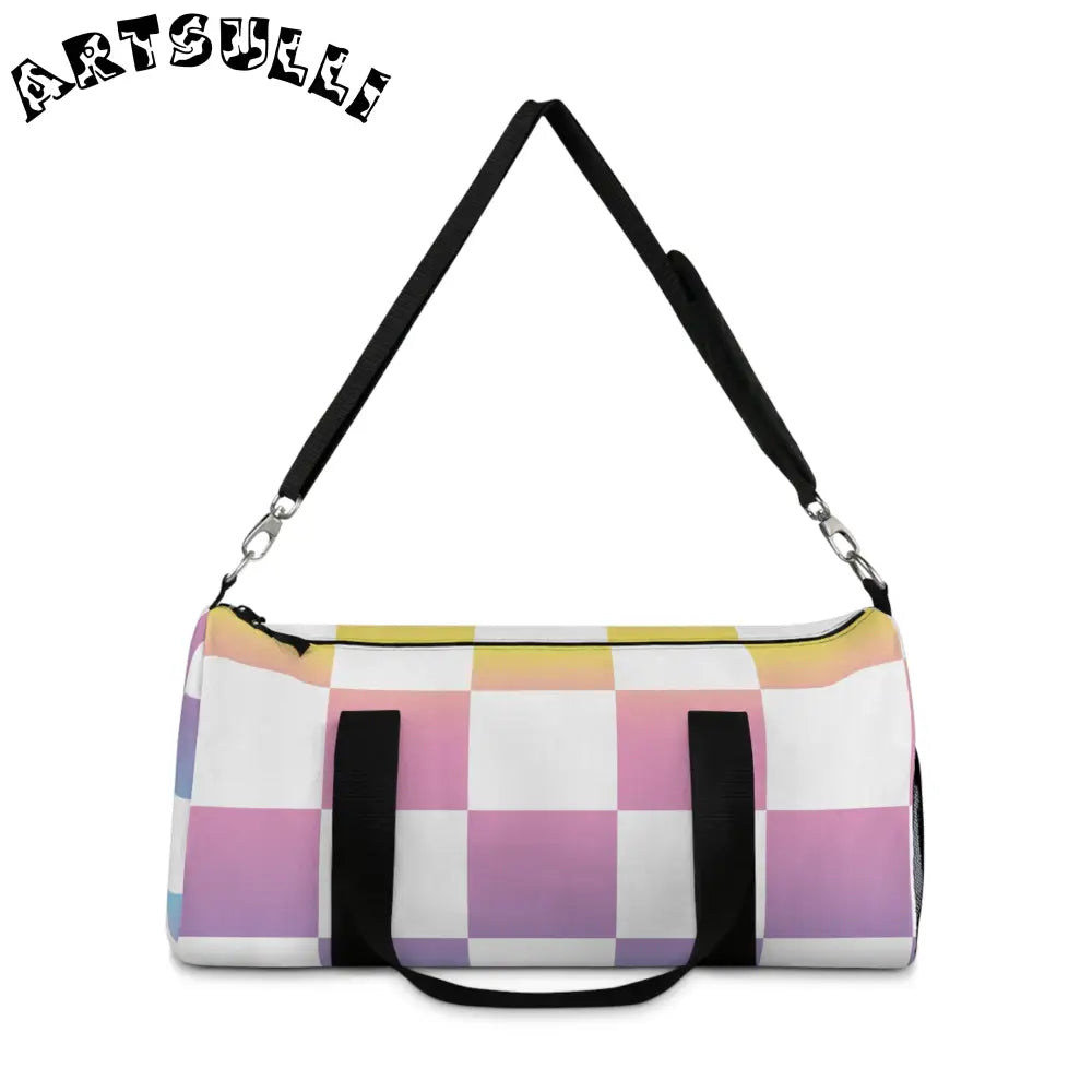 JAKKOUTTHEBXX Vaporwave Check II Duffel Bag JAKKOUTTHEBXX Artsulli
