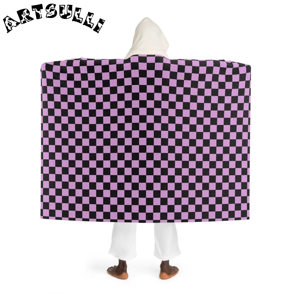 JAKKOUTTHEBXX Pixel Punk Vision II Hooded Sherpa Fleece Blanket