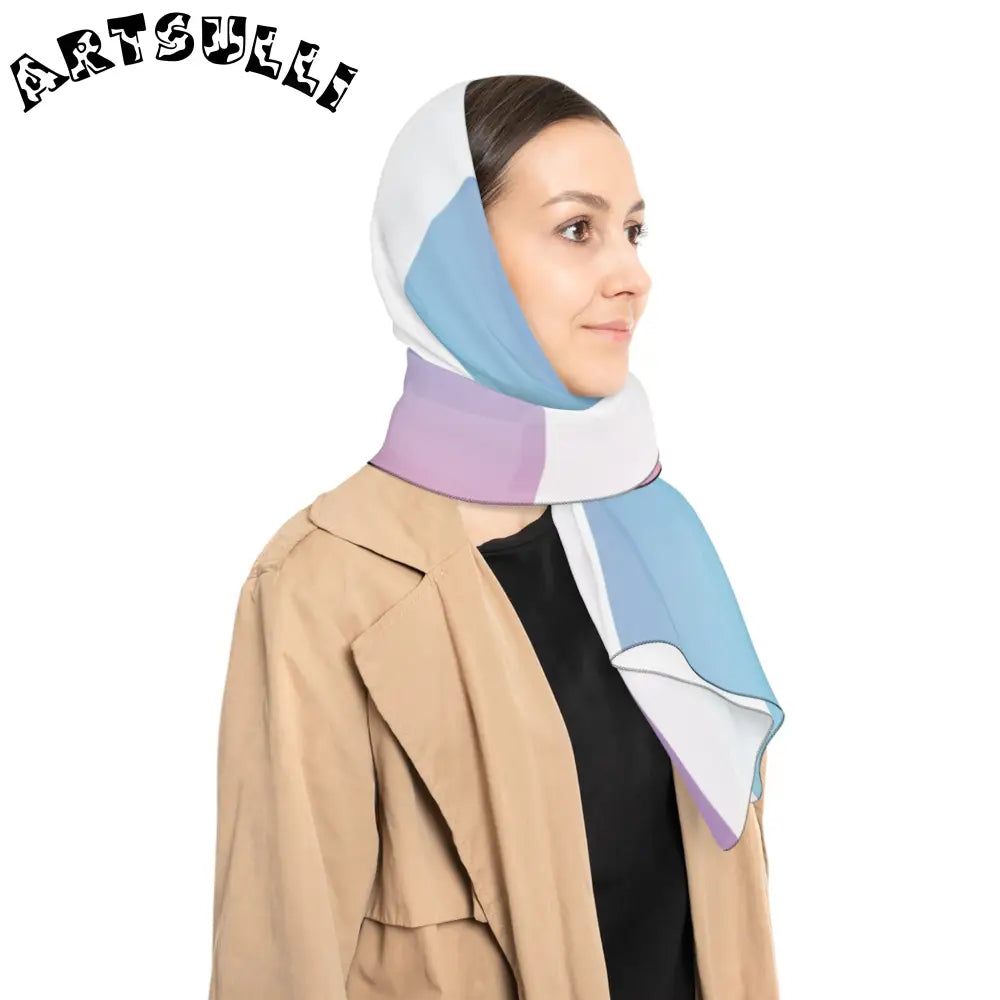 JAKKOUTTHEBXX Vaporwave Check Poly Scarf JAKKOUTTHEBXX Artsulli