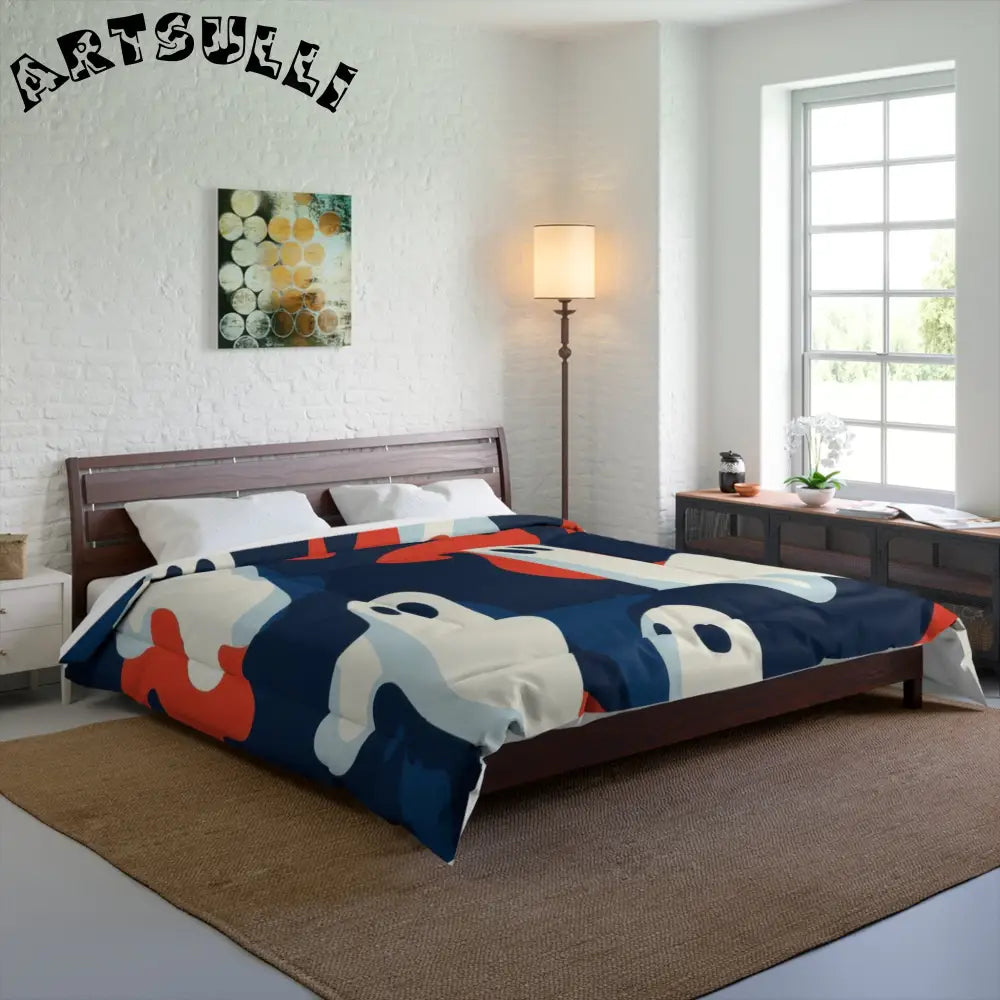 JAKKOUTTHEBXX Camo Ghosts Comforter JAKKOUTTHEBXX Artsulli - Art