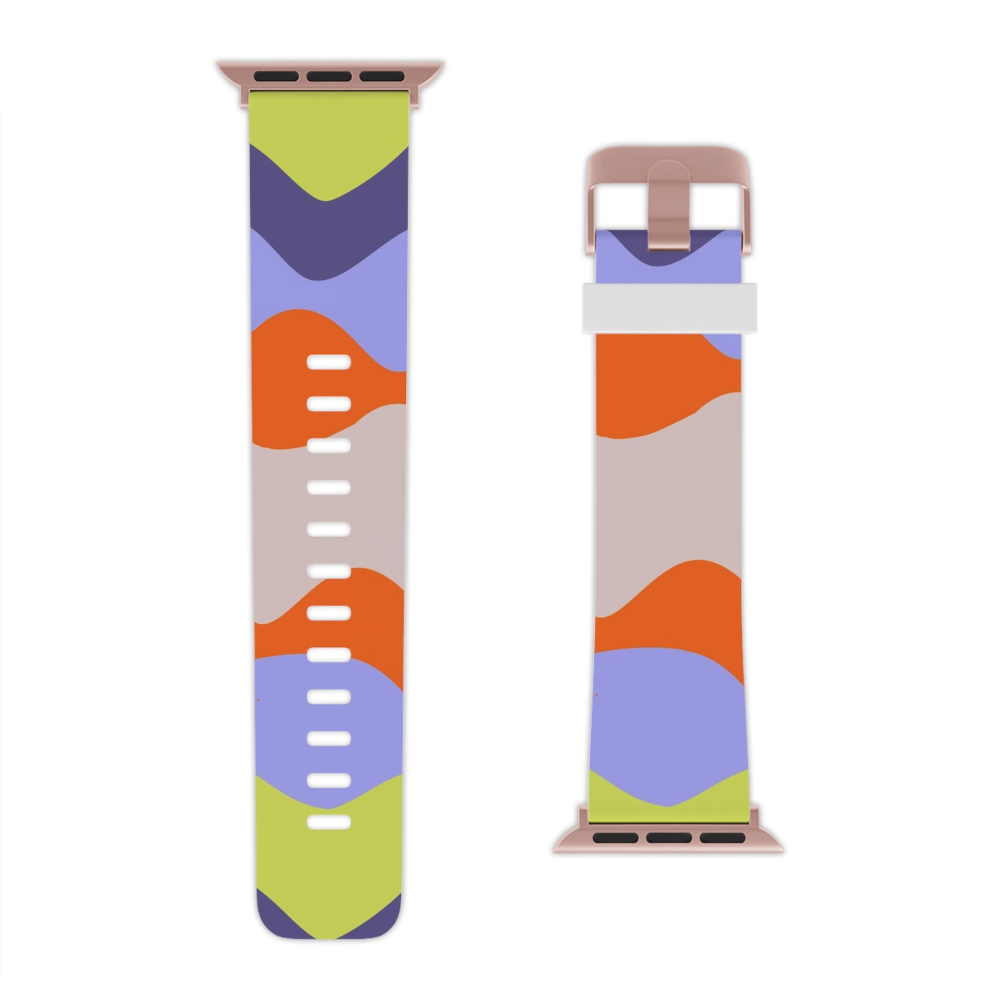 Waves Red and Blue Watch Band for Apple Watch, Artsulli - Art is Long, Life is Short, Accessories, , , , , , , 