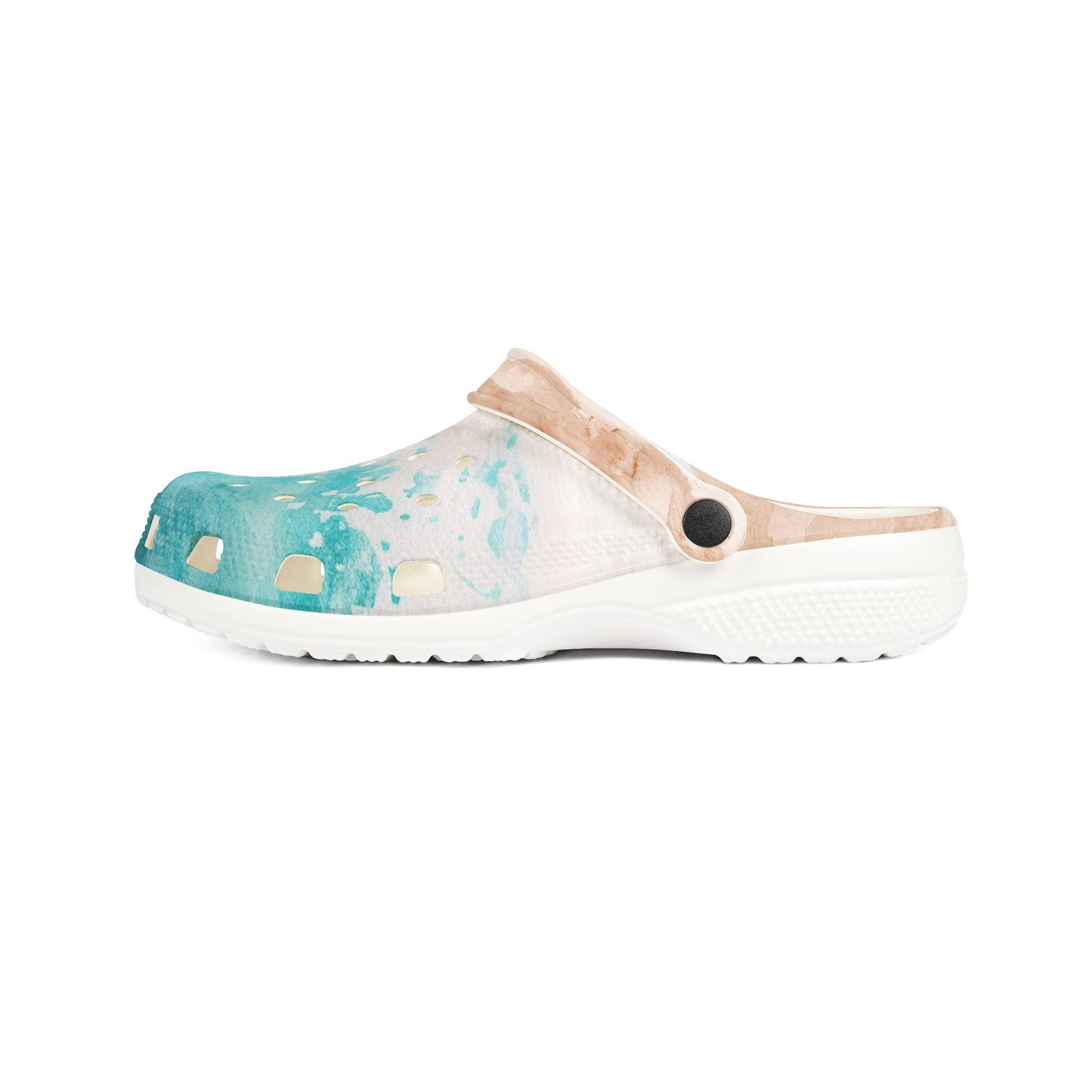 Seashore II EVA Foam Rubber Shoes (AOP), Artsulli - Art is Long, Life is Short, Shoes, , , , , , , 