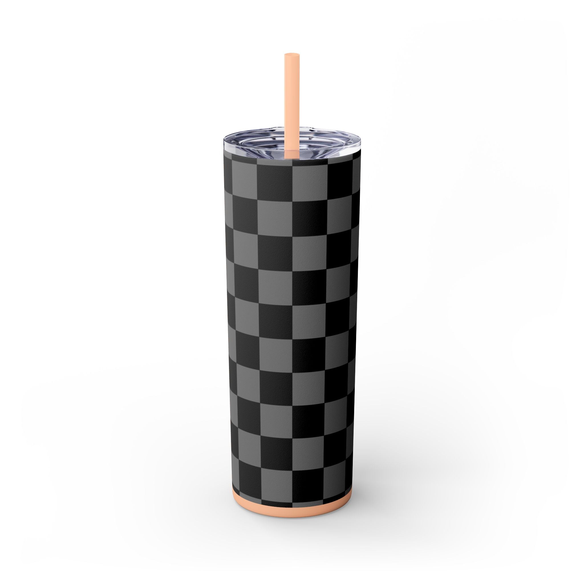 8K Void Surfer Skinny Tumbler with Straw, 20oz, Artsulli - Art is Long, Life is Short, Mug, Finish, Matte, Color, Blush, Size, 20oz, 83646306521185155149