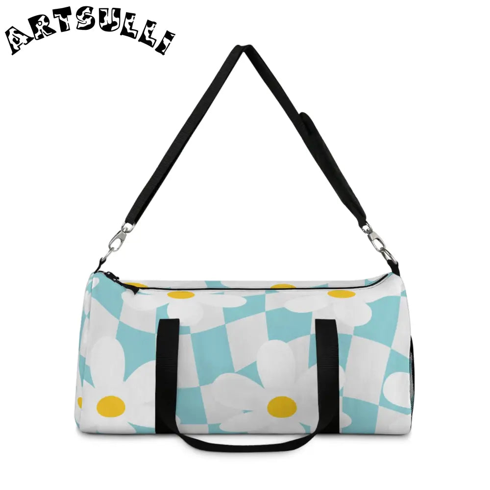 JAKKOUTTHEBXX Trippy Check Garden Duffel Bag JAKKOUTTHEBXX Artsulli