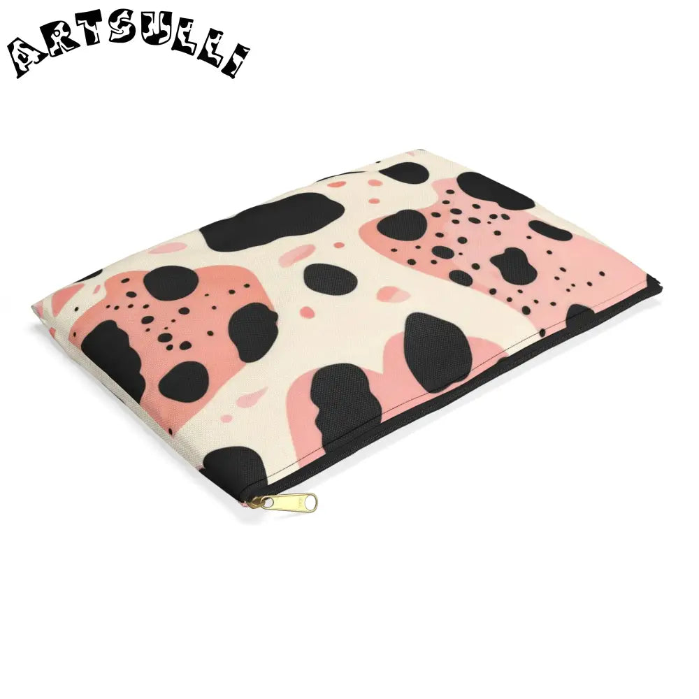 JAKKOUTTHEBXX Pink Cow Print Pencil Cases 2025