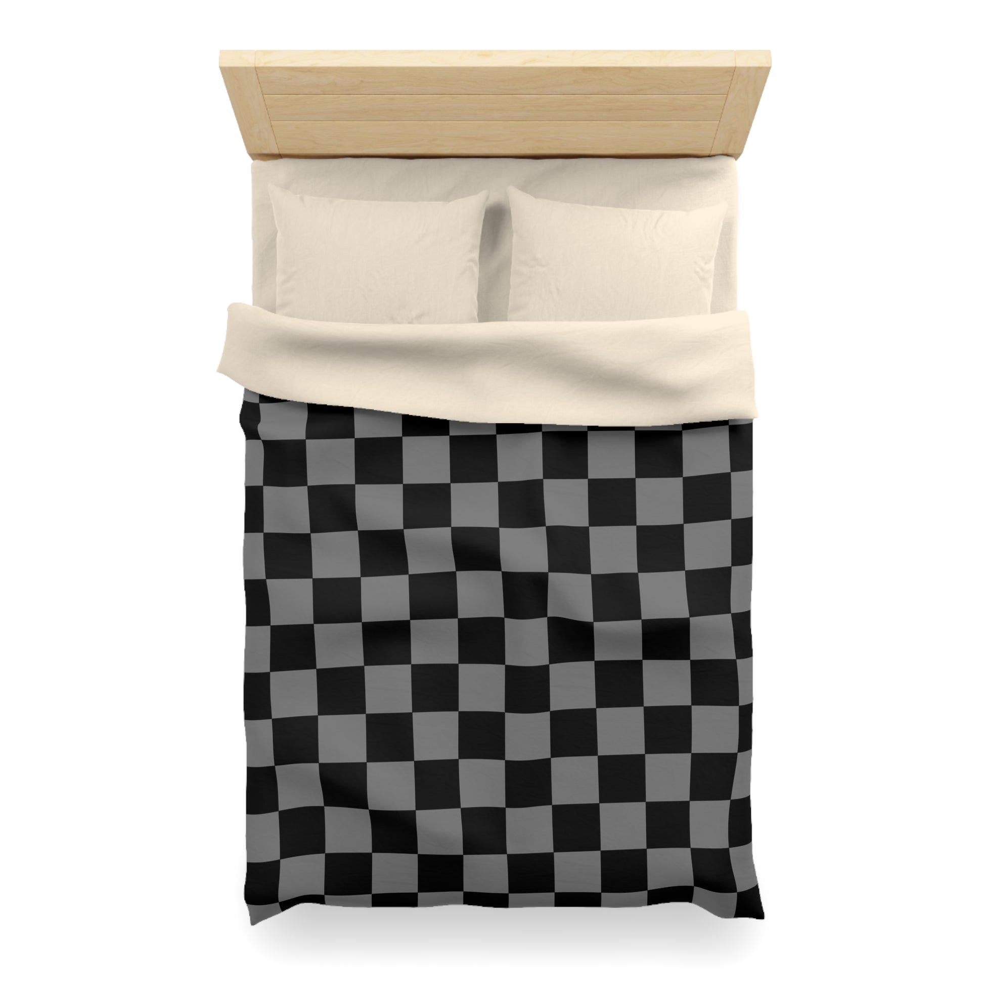 8K Void Surfer Microfiber Duvet Cover, Artsulli - Art is Long, Life is Short, Home Decor, , , , , , , 