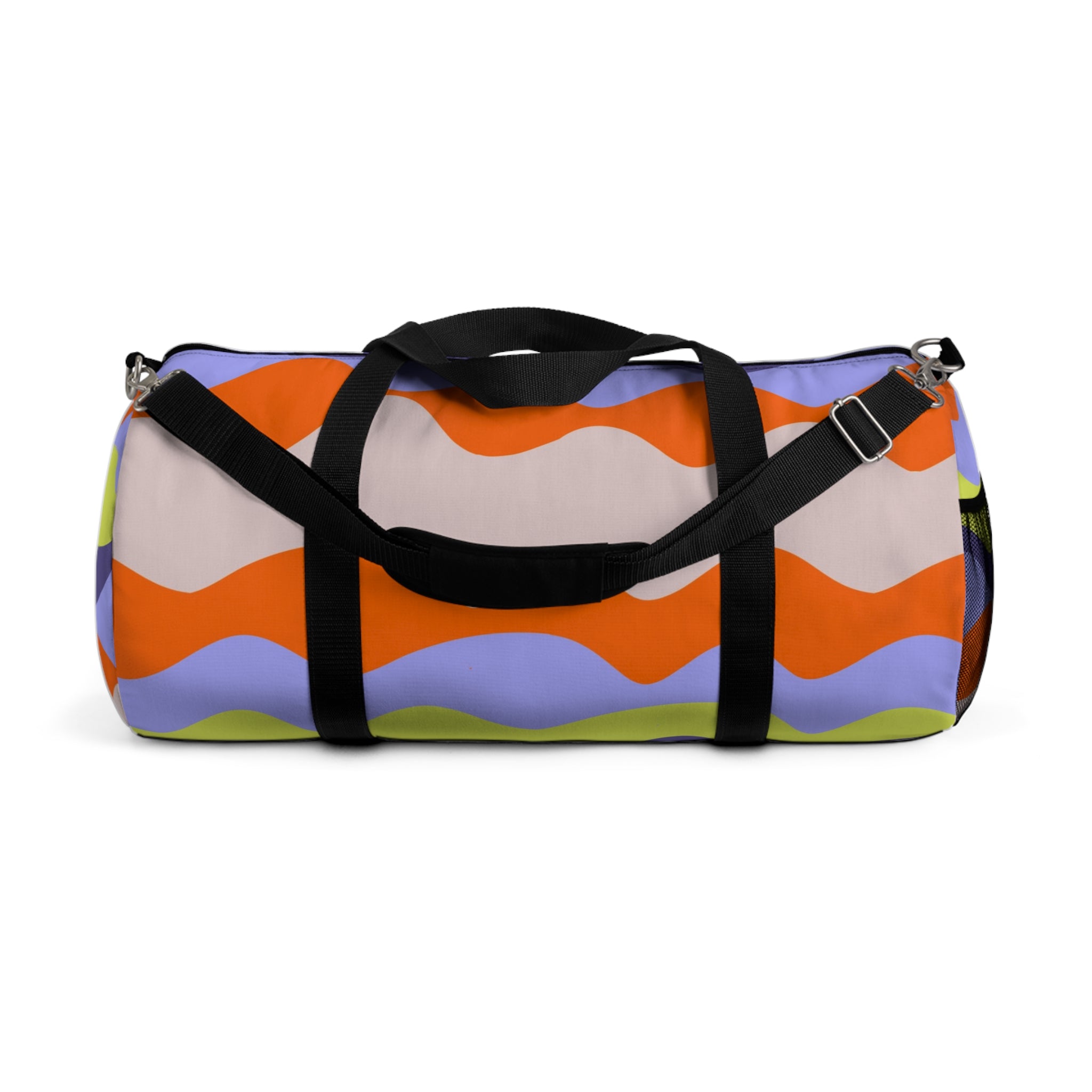Waves II Red and Blue Duffel Bag, Artsulli - Art is Long, Life is Short, Bags, Size, Large, , , , , 12586204753680490964