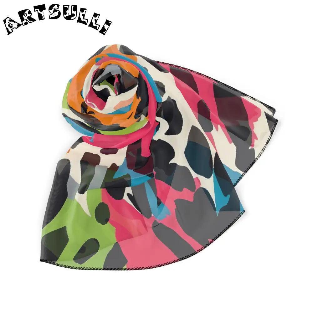 JAKKOUTTHEBXX Wild Brush Strokes x Animal Print Multi-Color Poly