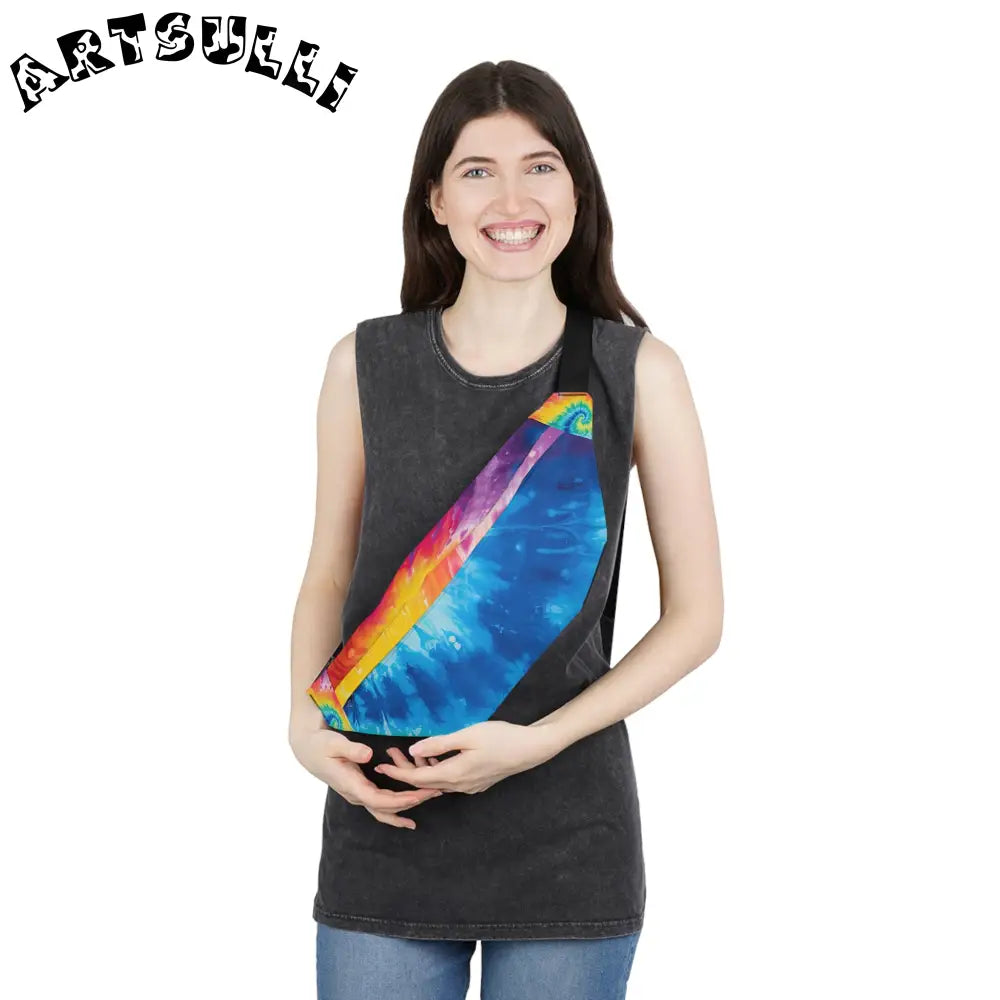 JAKKOUTTHEBXX Tie Dye Print Fanny Pack 2025