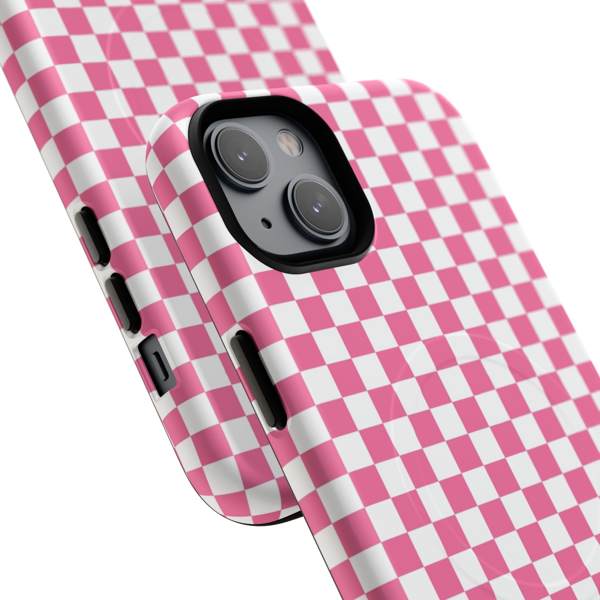 Yuyushiki Pink Check Tough Magnetic Cases, Artsulli - Art is Long, Life is Short, Phone Case, , , , , , , 