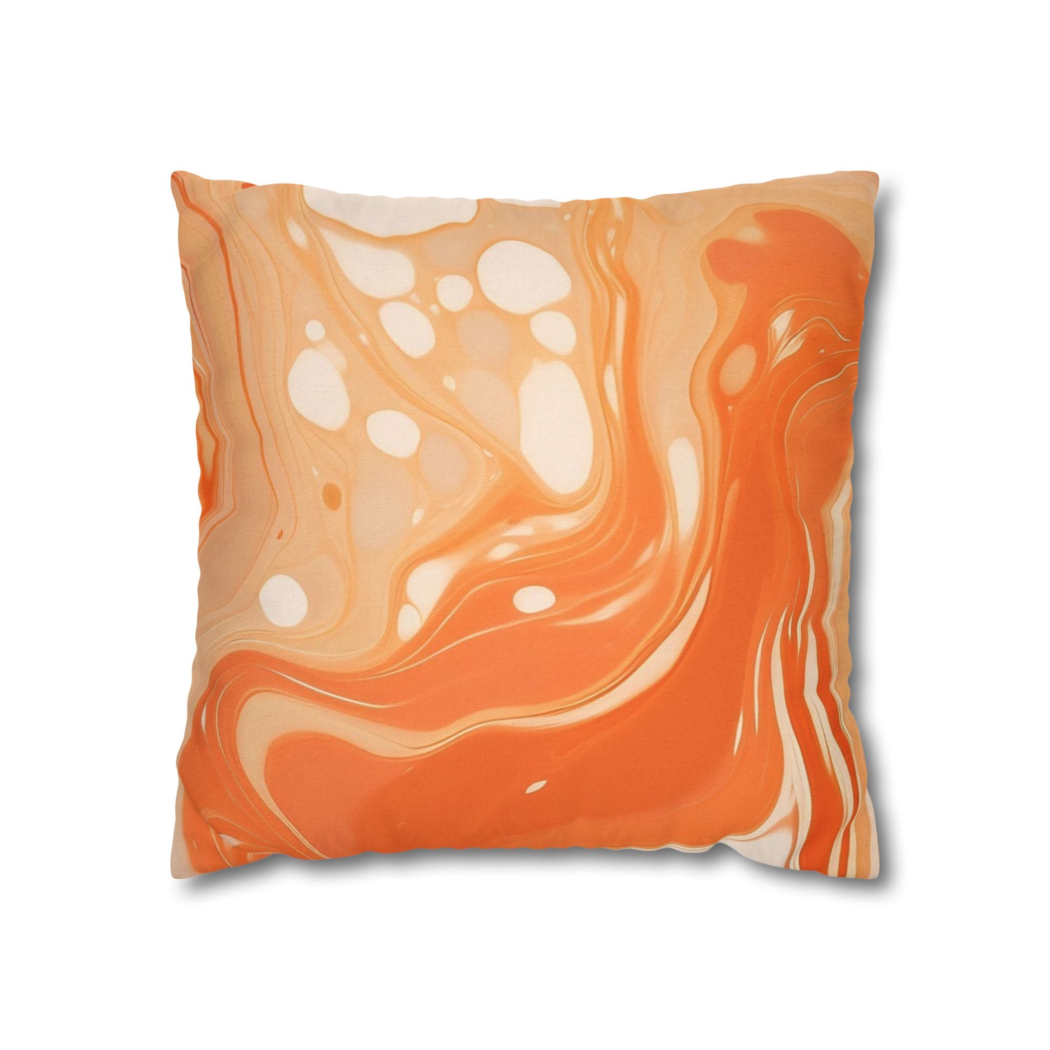 Spun Polyester Square Pillowcase