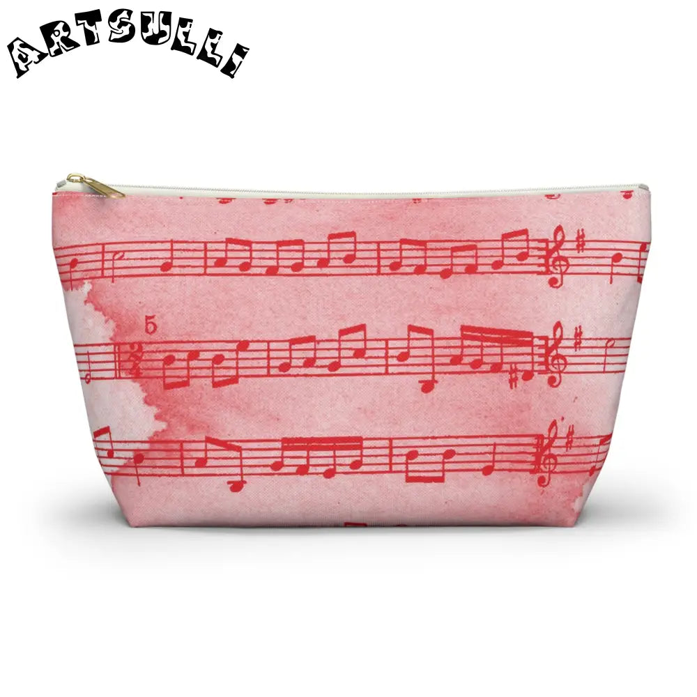 JAKKOUTTHEBXX Pink Music Note T-Bottom Pouch 2025