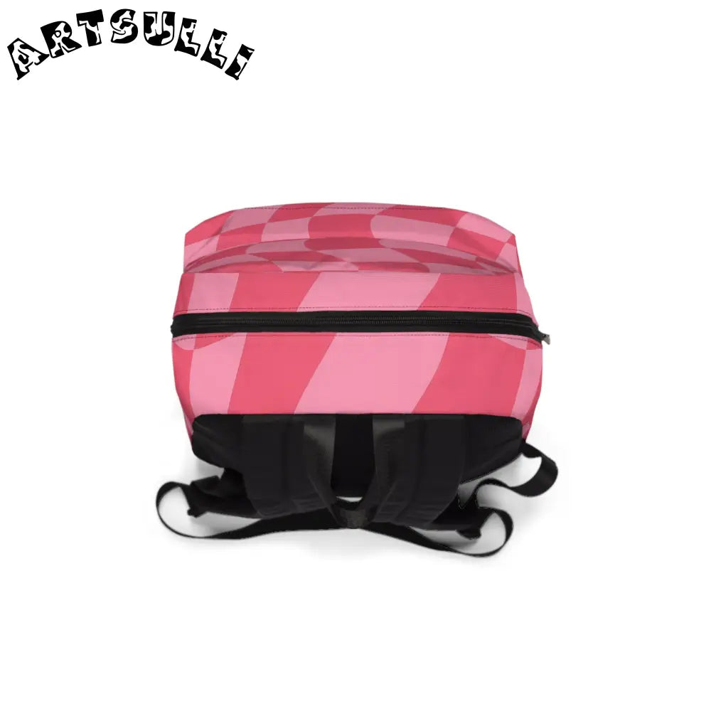 JAKKOUTTHEBXX Race Track Girl Hot Pink Unisex Classic Backpack