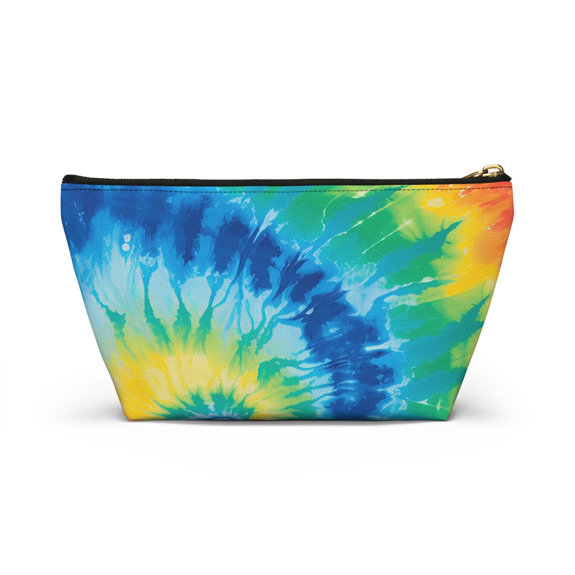Tie Dye Accessory Pouch w T-bottom, Artsulli - Art is Long, Life is Short, Bags, , , , , , , 