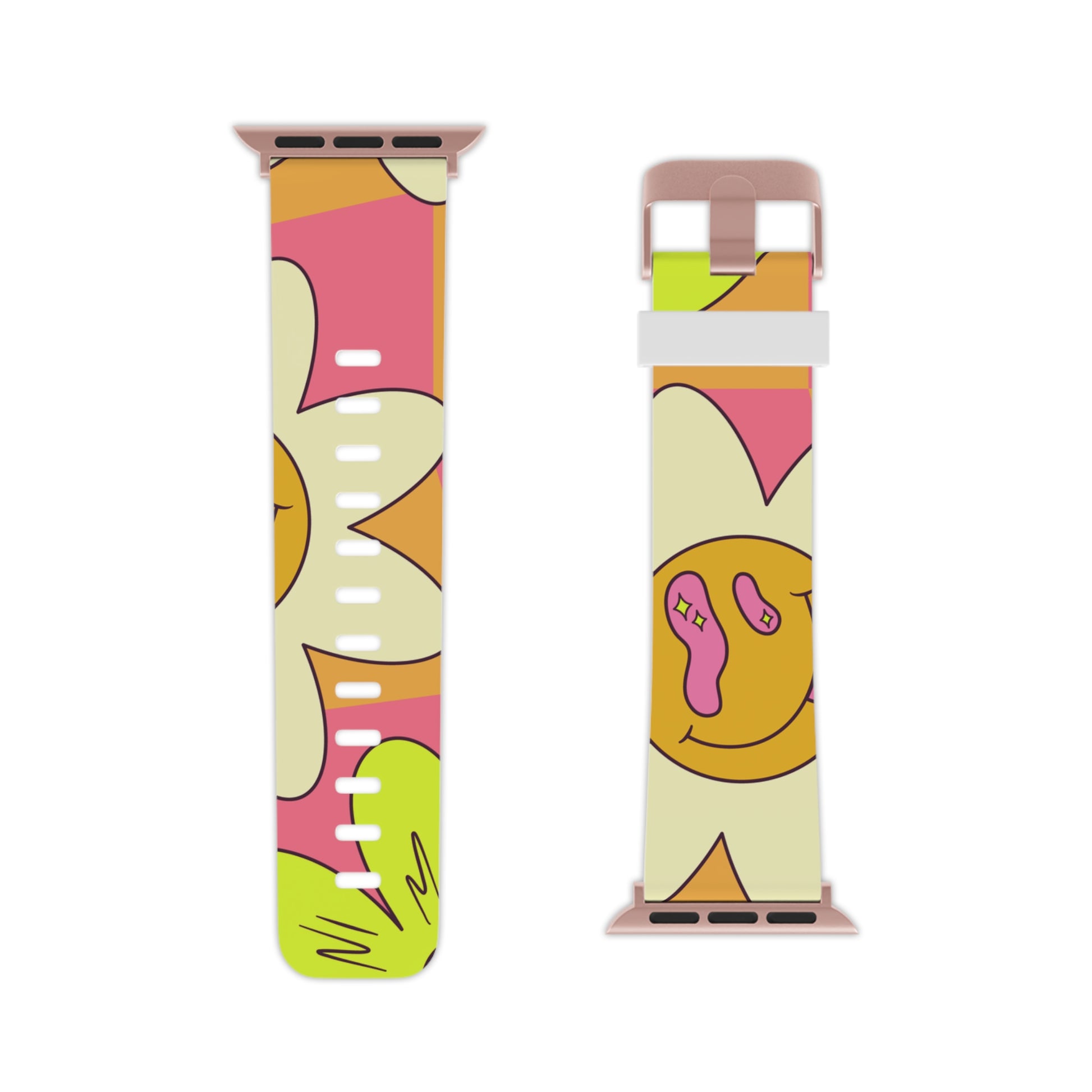 Trippy Sour Face Rave Watch Band for Apple Watch, Artsulli - Art is Long, Life is Short, Accessories, , , , , , , 