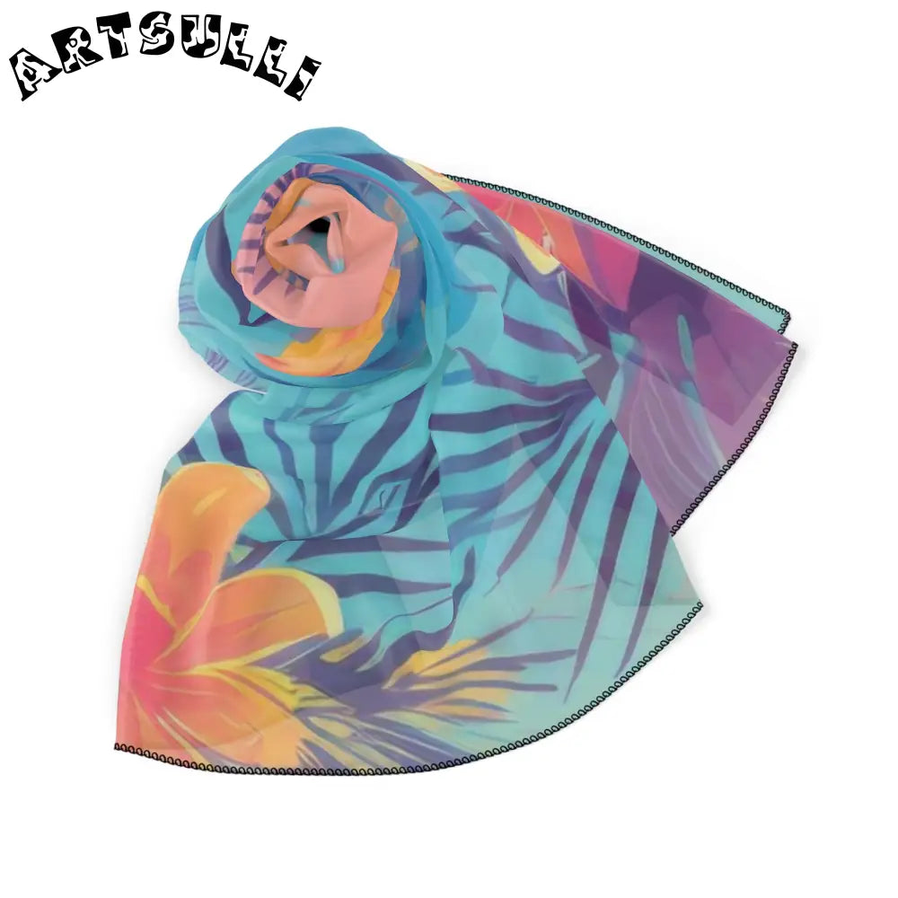 JAKKOUTTHEBXX Sunset Paradise Poly Scarf JAKKOUTTHEBXX Artsulli