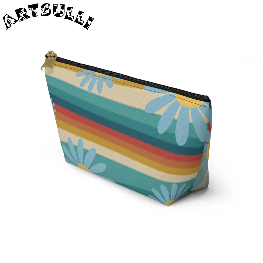 JAKKOUTTHEBXX Psychedelic Floral Hills Multi-Color Accessory Pouch w
