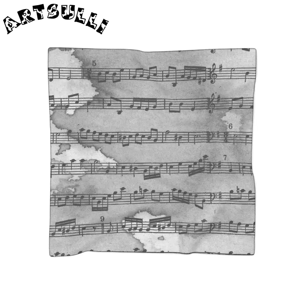 JAKKOUTTHEBXX Crumpled Sheet Music Scarf 2025
