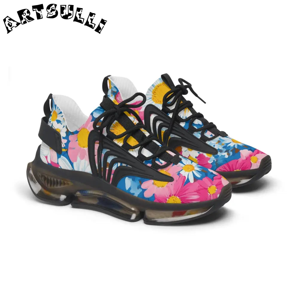 JAKKOUTTHEBXX CDG Daisy Dream Blue Women’s Mesh Sneakers