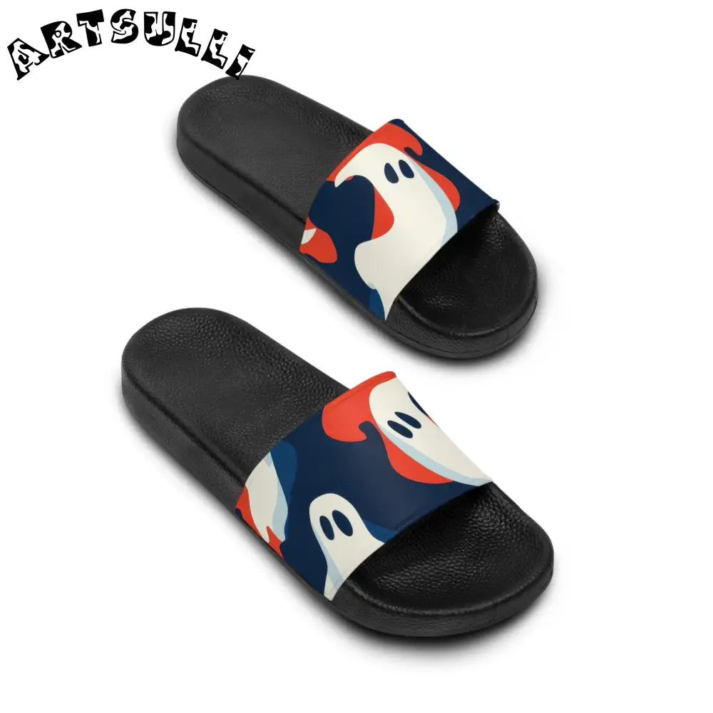 JAKKOUTTHEBXX Camo Ghosts Men’s Slide Sandals JAKKOUTTHEBXX Artsulli