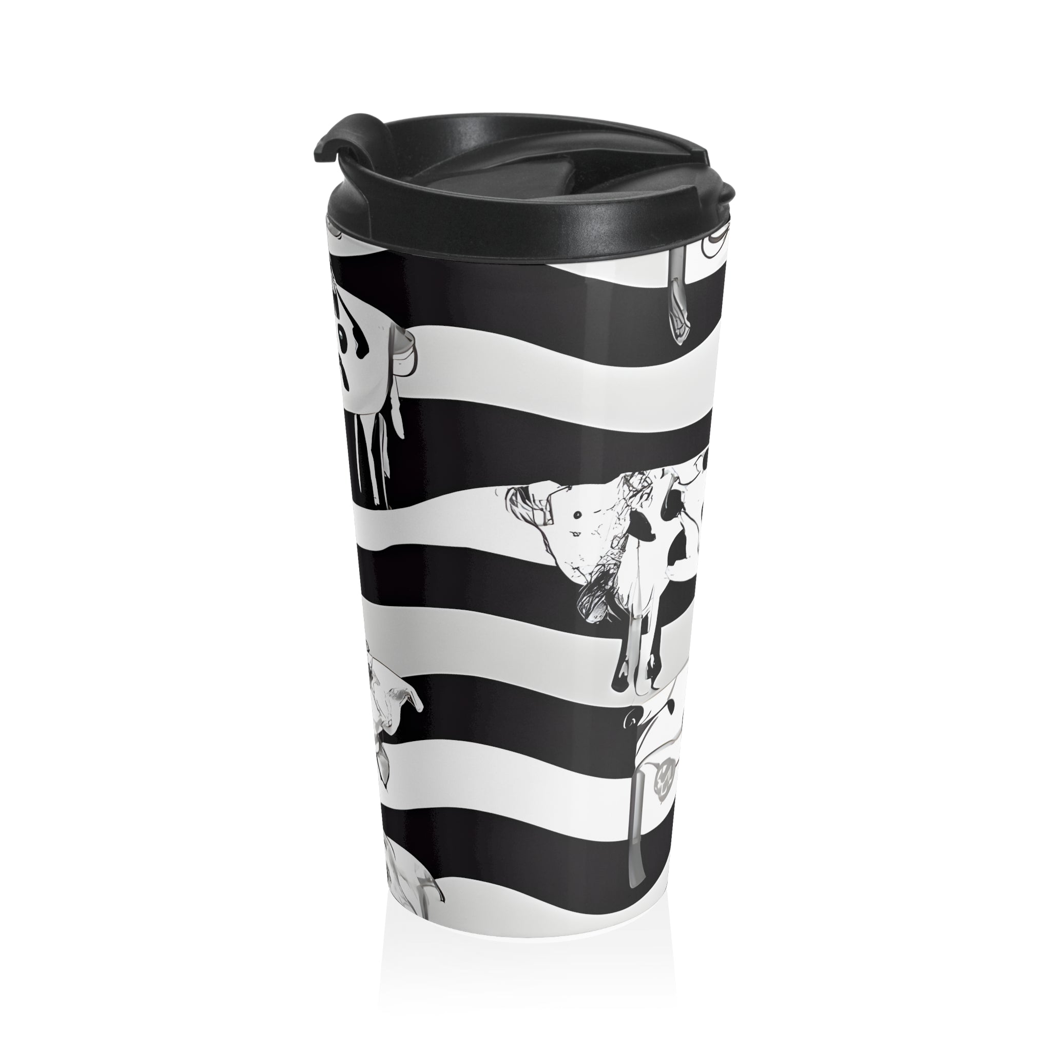 Cruellas Cattle Line Stainless Steel Travel Mug, Artsulli - Art is Long, Life is Short, Mug, , , , , , , 