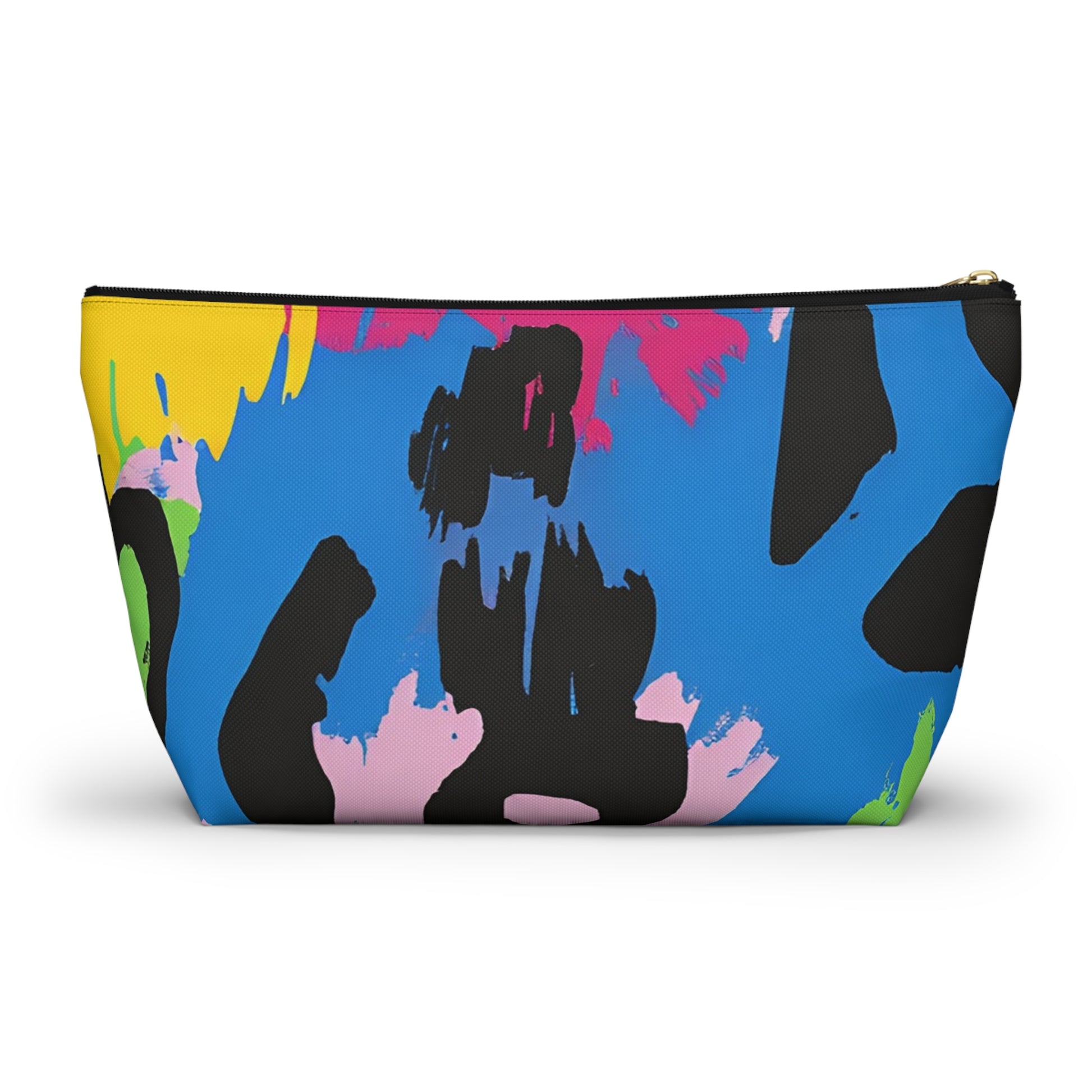 90s Neon Accessory Pouch w T-bottom, Artsulli - Art is Long, Life is Short, Bags, , , , , , , 