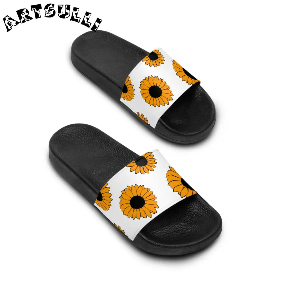 JAKKOUTTHEBXX Sunflowers Women’s Slide Sandals JAKKOUTTHEBXX