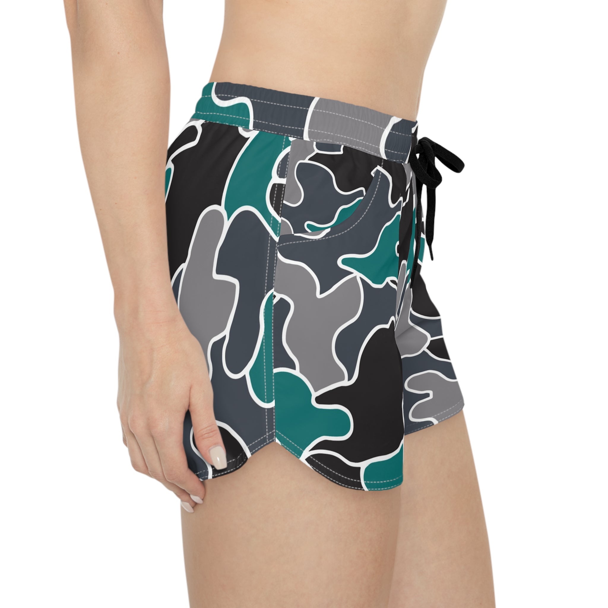 Surreal Camouflage Women's Casual Shorts (AOP), Artsulli - Art is Long, Life is Short, All Over Prints, , , , , , , 