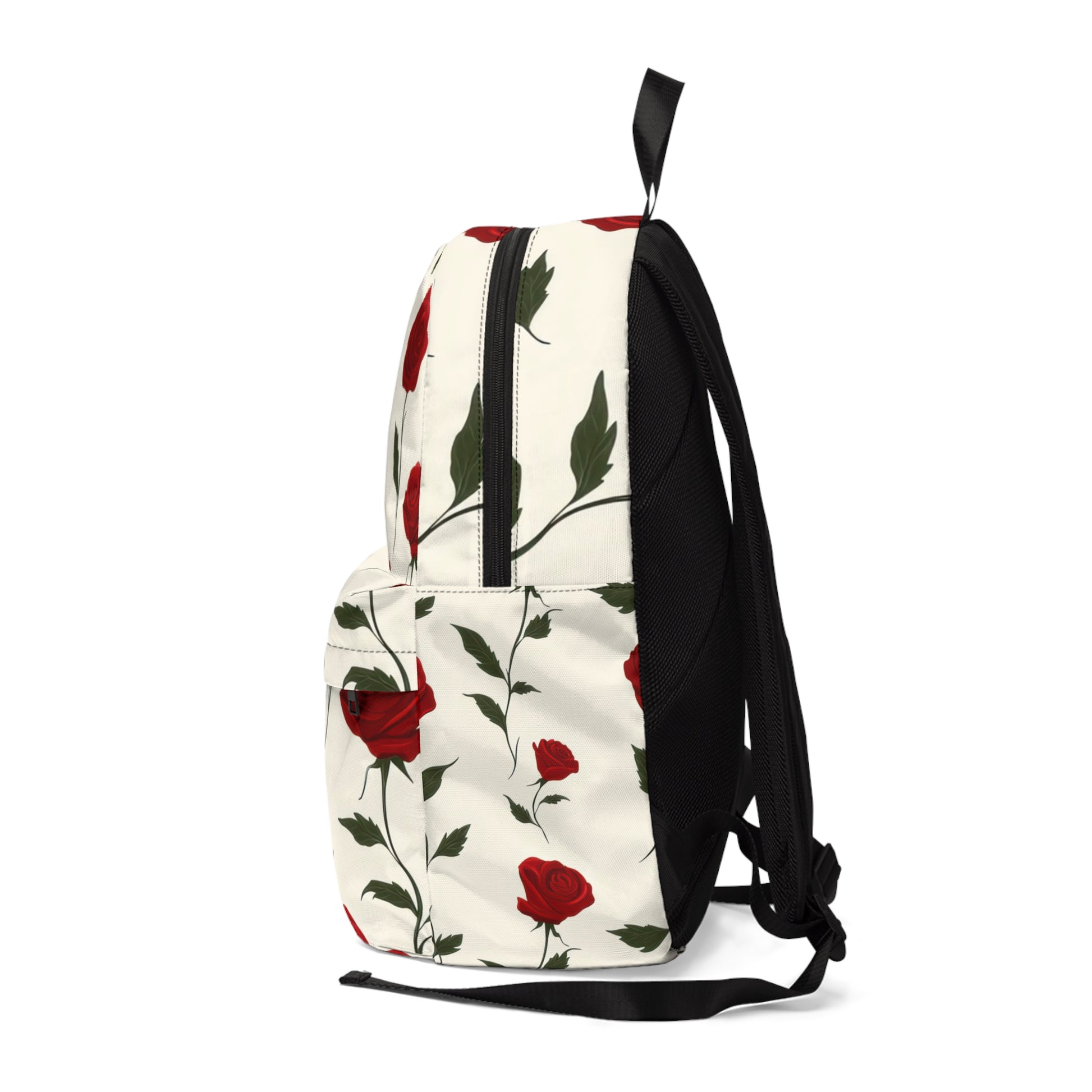 Red Roses Unisex Classic Backpack, Artsulli - Art is Long, Life is Short, Bags, , , , , , , 