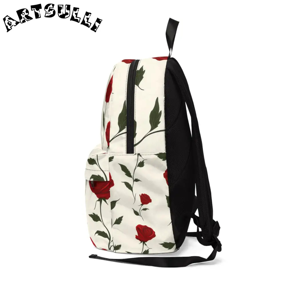 JAKKOUTTHEBXX Red Roses Unisex Classic Backpack JAKKOUTTHEBXX