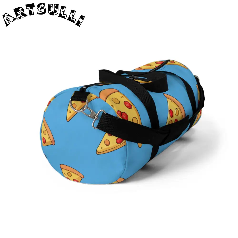JAKKOUTTHEBXX Blue Pizza Dreamscape Duffel Bag JAKKOUTTHEBXX