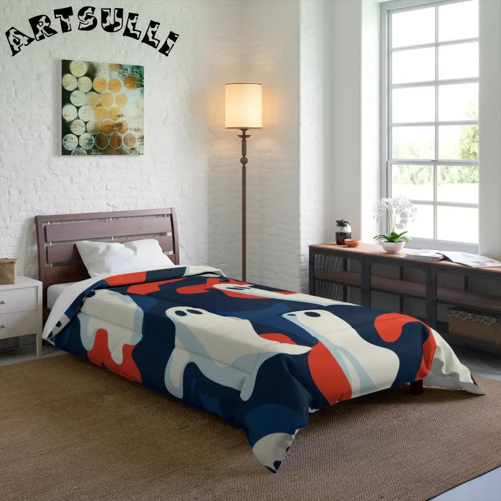 JAKKOUTTHEBXX Camo Ghosts Comforter JAKKOUTTHEBXX Artsulli - Art