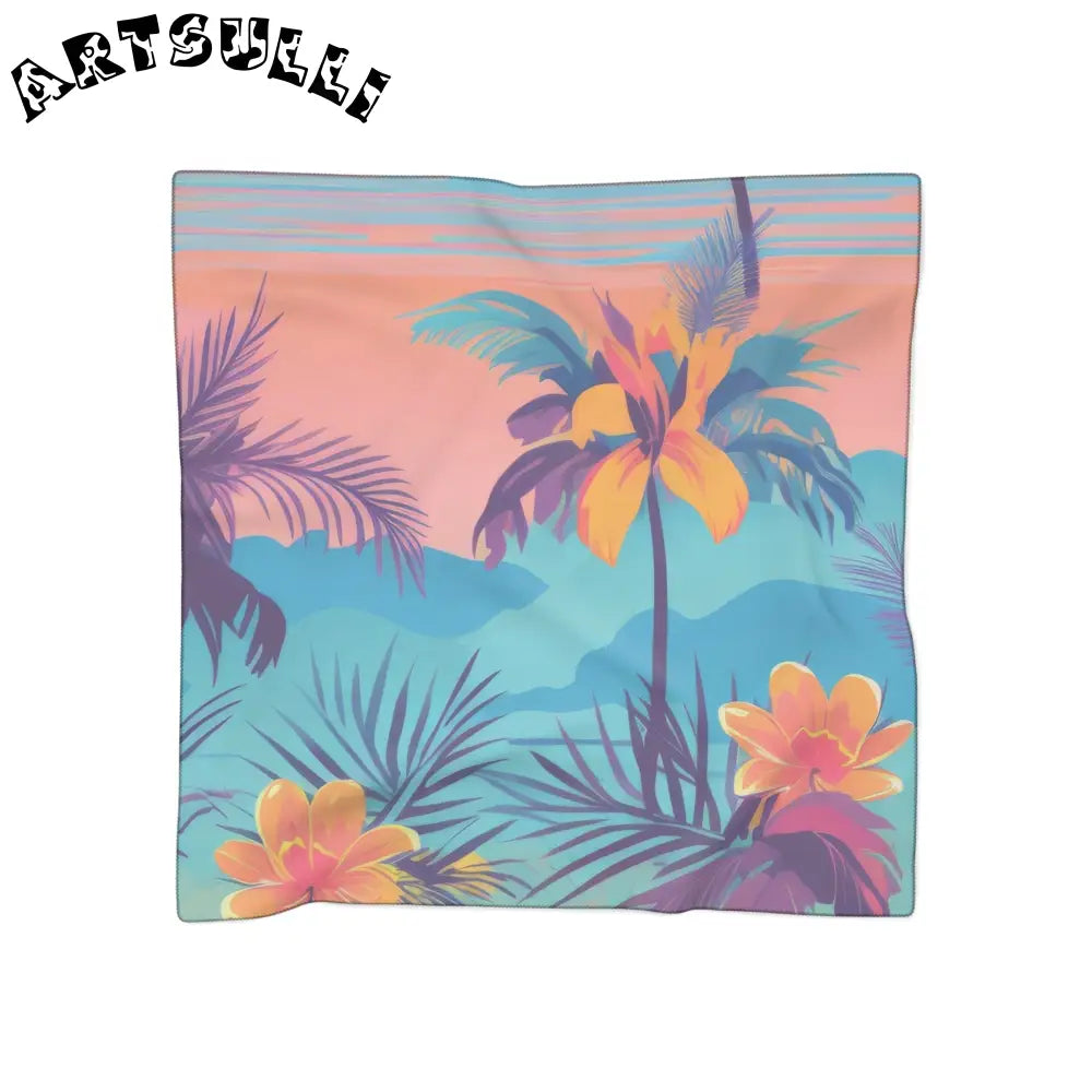 JAKKOUTTHEBXX Sunset Paradise Poly Scarf JAKKOUTTHEBXX Artsulli