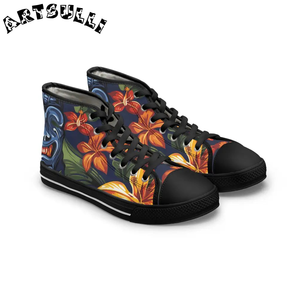JAKKOUTTHEBXX Tropical Tiki Floral High Top Sneakers 2025