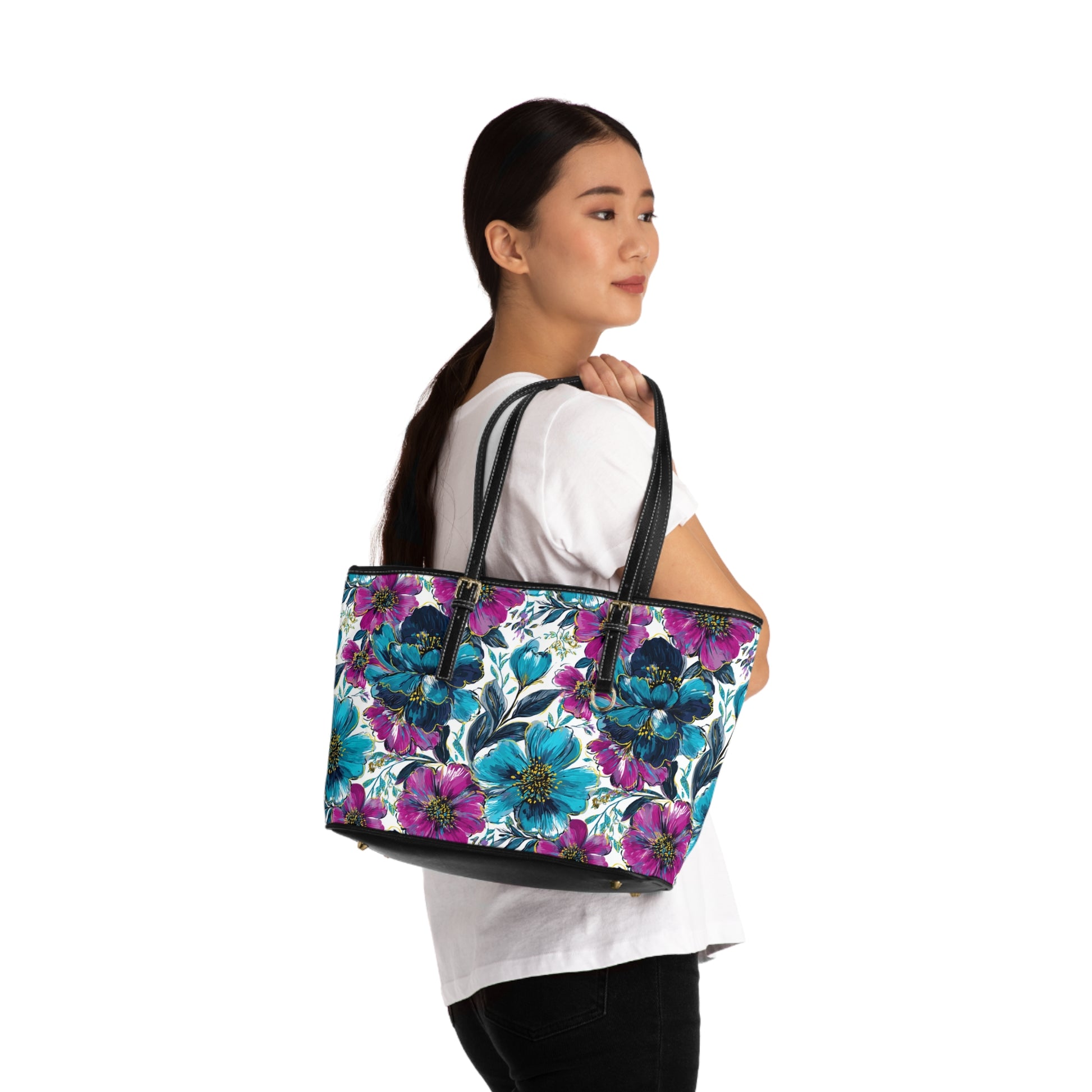 PU Leather Shoulder Bag, Artsulli - Art is Long, Life is Short, Bags, , , , , , , 