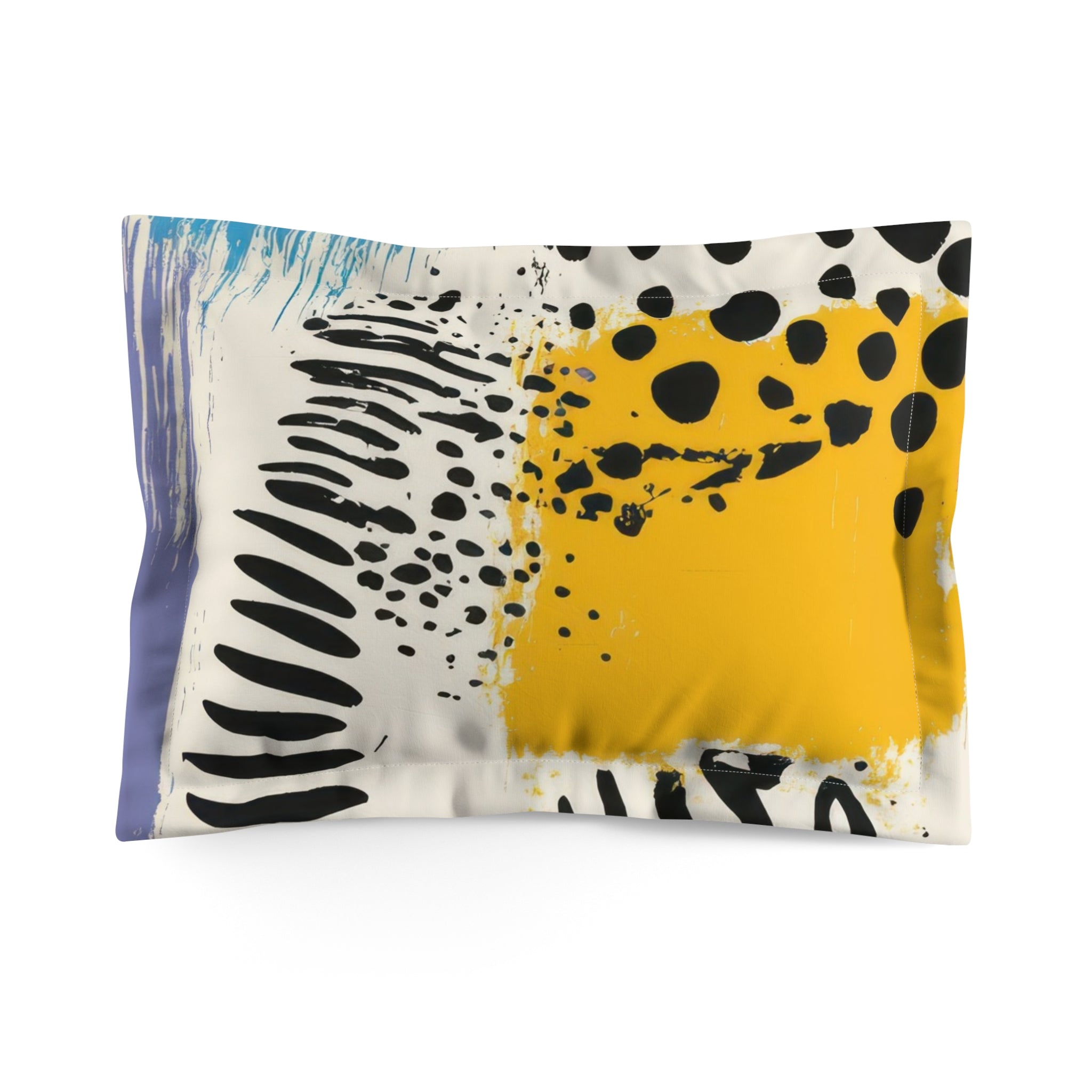 Rae Zebra Rhapsody Microfiber Pillow Sham, Artsulli - Art is Long, Life is Short, Home Decor, Size, Standard, , , , , 10102003330582