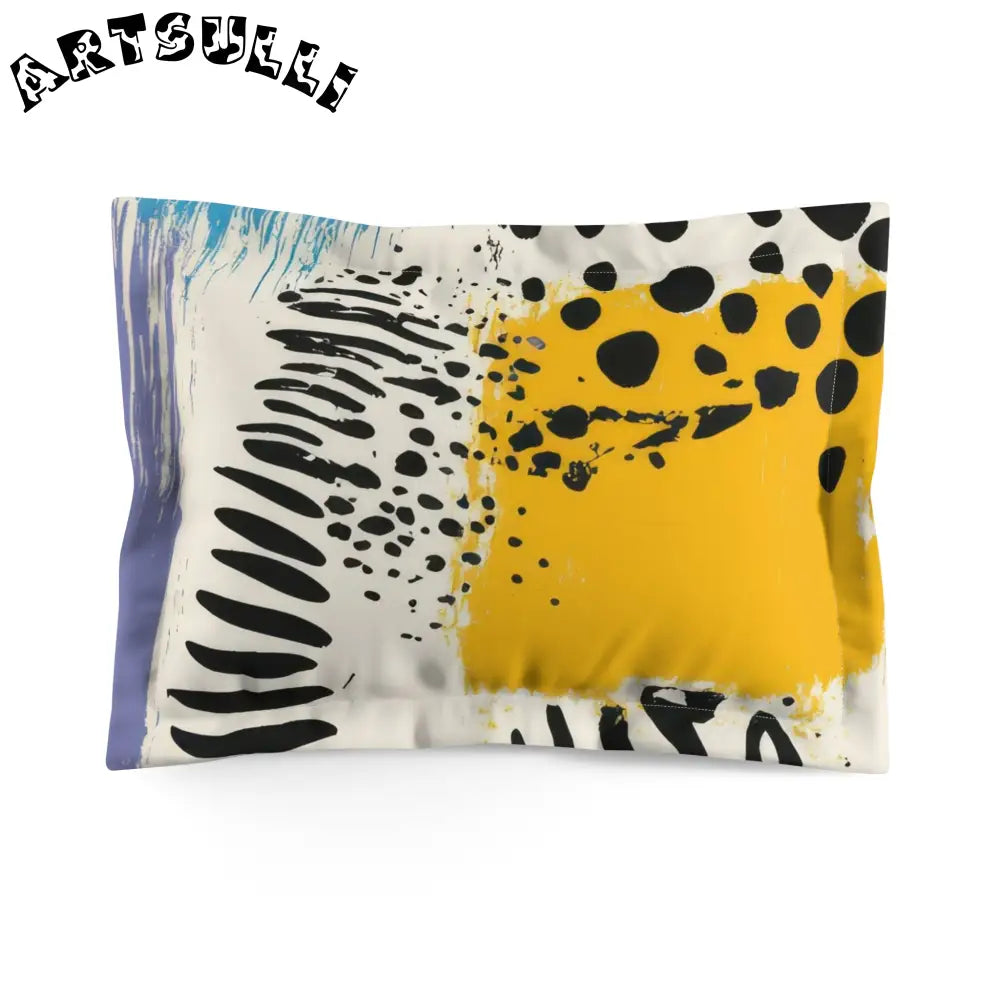 JAKKOUTTHEBXX Rae Zebra Rhapsody Microfiber Pillow Sham