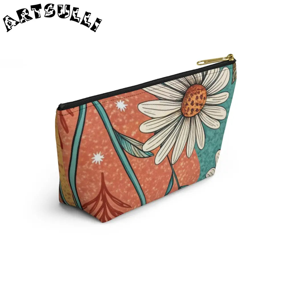 JAKKOUTTHEBXX Retro Daisy Dream Accessory Pouch w T-bottom