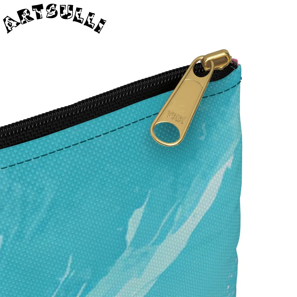 JAKKOUTTHEBXX The Great Pastelwave Pink and Blue Accessory Pouch